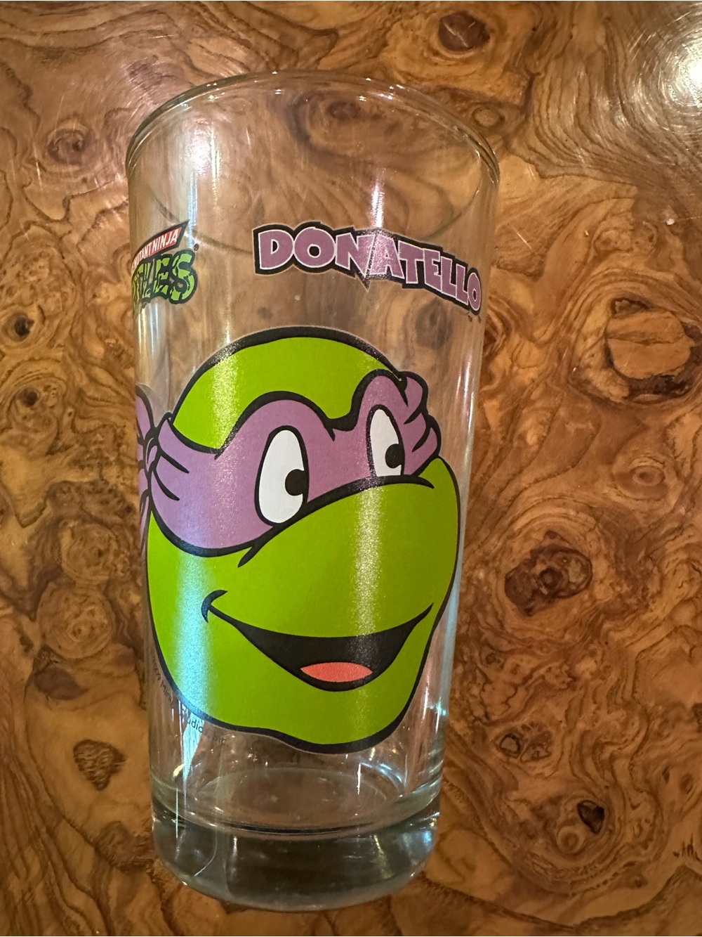 2009 TMNT Donatello Pint Glass Cartoon Nostalgia Ninja Turtles
